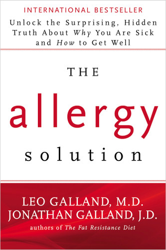 The Allergy Solution: Unlock the Surprising, Hidden Truth About Why You Are Sick and How to Get Well book cover by Leo Galland, M.D., Jonathan J.D. Galland