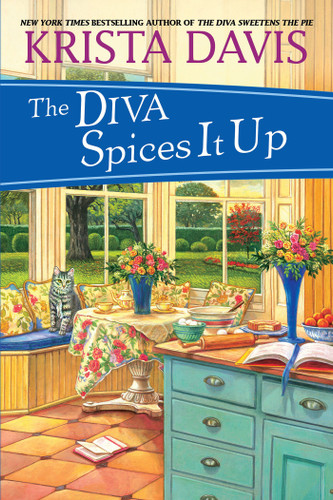 The Diva Spices It Up (A Domestic Diva Mystery) book cover by Krista Davis