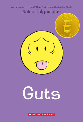 Guts: A Graphic Novel book cover by Raina Telgemeier