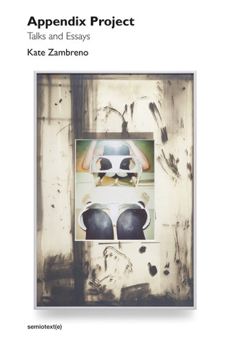 Appendix Project: Talks and Essays (Semiotext(e) / Native Agents) book cover by Kate Zambreno