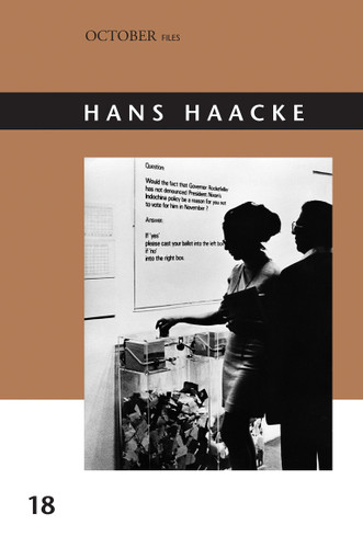 Hans Haacke (October Files) book cover by 