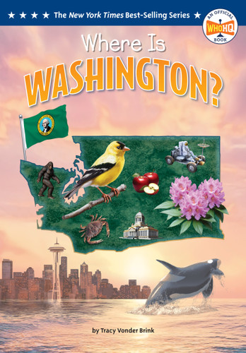 Where Is Washington? (Who HQ: The 50 States) book cover by Tracy Vonder Brink, Who HQ