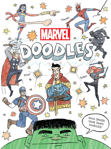 Marvel: Doodles (Doodle Book) book cover by Marvel Press Book Group