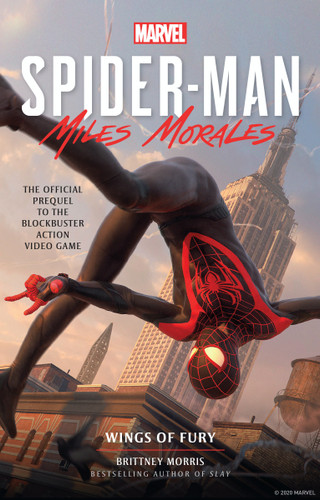 Marvel’s Spider-Man: Miles Morales – Wings of Fury book cover by Brittney Morris