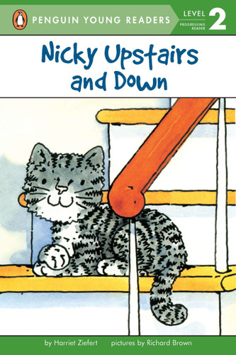 Nicky Upstairs and Down (Penguin Young Readers, Level 2) book cover by Harriet Ziefert