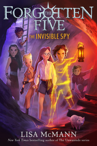 The Invisible Spy (The Forgotten Five, Book 2) (The Forgotten Five) book cover by Lisa McMann