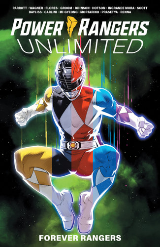 Power Rangers Unlimited: Forever Rangers (Power Rangers) book cover by Ryan Parrott, Melissa Flores