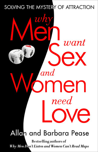 Why Men Want Sex and Women Need Love: Solving the Mystery of Attraction book cover by Barbara Pease, Allan Pease