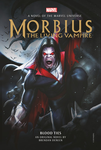 Morbius: The Living Vampire - Blood Ties book cover by Brendan Deneen