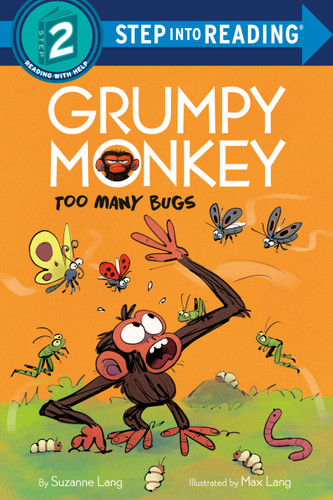Grumpy Monkey Too Many Bugs (Step into Reading, Step 2) book cover by Suzanne Lang