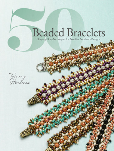50 Beaded Bracelets: Step-by-Step Techniques for Beautiful Beadwork Designs book cover by 