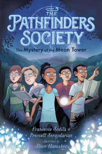 The Mystery of the Moon Tower (The Pathfinders Society) book cover by Francesco Sedita, Prescott Seraydarian