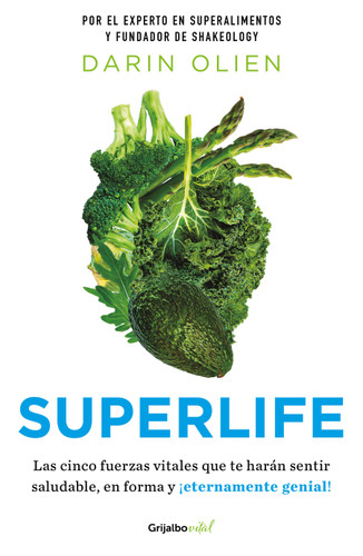 Superlife (en español) book cover by Darin Olien