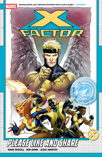 X-Factor by Mark Russell Vol. 1: Please Like And Share (X-FACTOR) book cover by Mark Russell