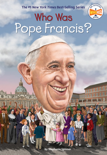 Who Was Pope Francis? (Who Was?) book cover by Stephanie Spinner, Who HQ