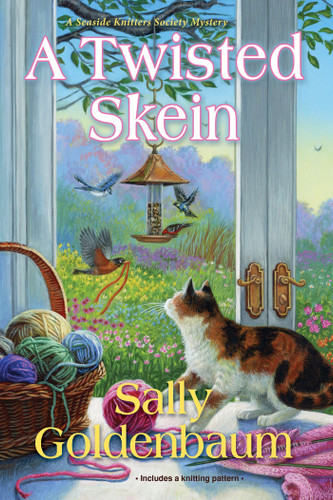 A Twisted Skein (Seaside Knitters Society) book cover by Sally Goldenbaum
