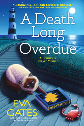 A Death Long Overdue: A Lighthouse Library Mystery (A Lighthouse Library Mystery) book cover by Eva Gates