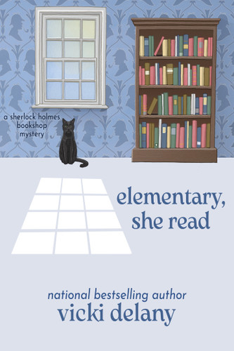 Elementary, She Read: A Sherlock Holmes Bookshop Mystery (A Sherlock Holmes Bookshop Mystery) book cover by Vicki Delany