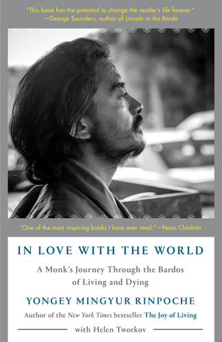 In Love with the World: A Monk's Journey Through the Bardos of Living and Dying book cover by Yongey Mingyur Rinpoche, Helen Tworkov