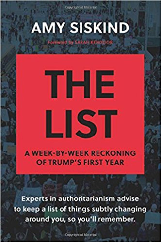 The List: A Week-By-Week Reckoning of Trump's First Year Cover
