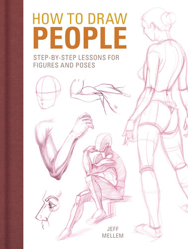 How to Draw People: Step-by-Step Lessons for Figures and Poses book cover by Jeff Mellem