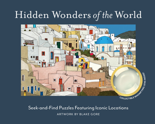 Hidden Wonders of the World: Seek-and-Find Puzzles Featuring Iconic Locations book cover by Blake Gore