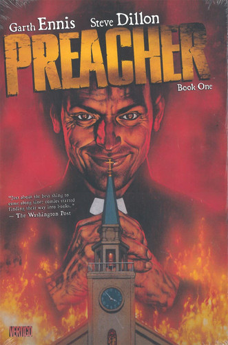 Preacher Book One book cover by Garth Ennis