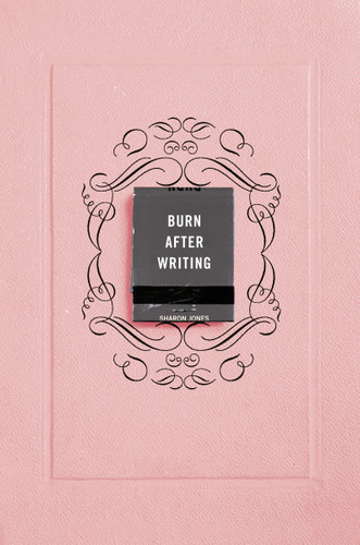 Burn After Writing (Pink) book cover by Sharon Jones