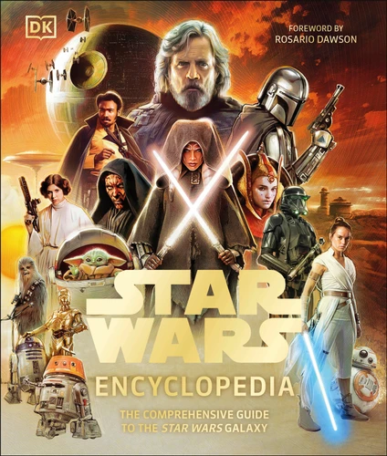 Star Wars Encyclopedia: The Comprehensive Guide to the Star Wars Galaxy book cover by Dan Brooks, Megan Crouse, Amy Richau, Amy Ratcliffe, Brandon Wainerdi, Dan Zehr, Kelly Knox