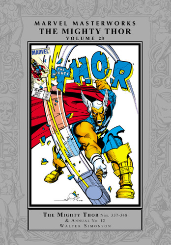 Marvel Masterworks: The Mighty Thor Vol. 23 book cover by Walt Simonson, Alan Zelenetz