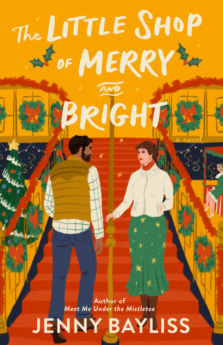 The Little Shop of Merry and Bright book cover by Jenny Bayliss