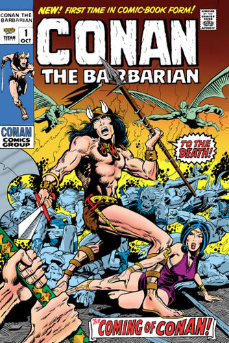 Conan The Barbarian: The Original Comics Omnibus Vol.1 (CONAN THE BARBARIAN OMNIBUS) book cover by Roy Thomas