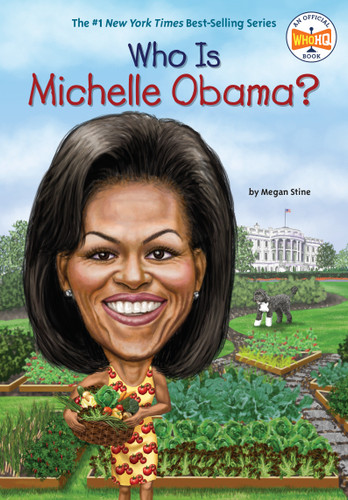 Who Is Michelle Obama? (Who Was?) book cover by Megan Stine, Who HQ