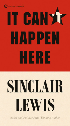 It Can't Happen Here book cover by Sinclair Lewis