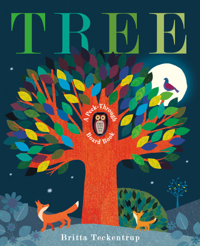 Tree: A Peek-Through Board Book book cover by Britta Teckentrup