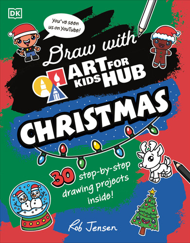 Draw with Art for Kids Hub Christmas (Draw With Art For Kids Hub) book cover by Art for Kids Hub, Rob Jensen
