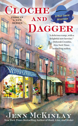 Cloche and Dagger (A Hat Shop Mystery) book cover by Jenn McKinlay