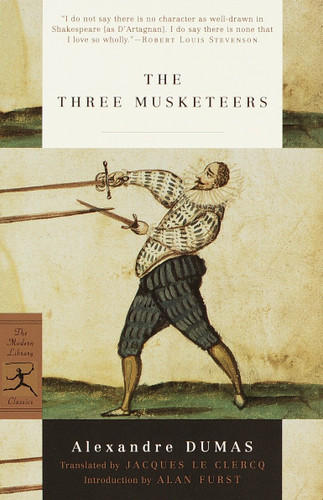 The Three Musketeers (Modern Library Classics) book cover by Alexandre Dumas