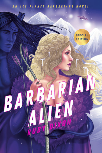 Barbarian Alien (Ice Planet Barbarians) book cover by Ruby Dixon