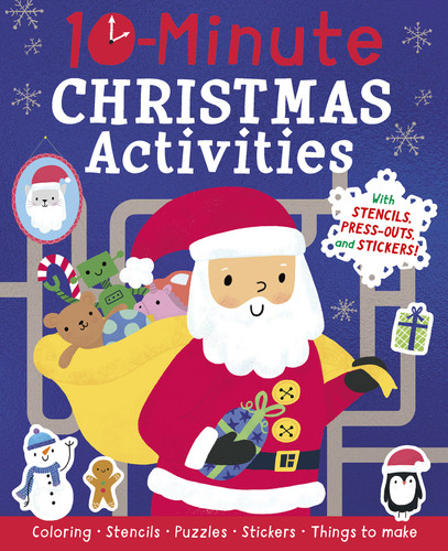 10-Minute Christmas Activities: With Stencils, Press-Outs, and Stickers! (10-Minute Activities) book cover by Helen Hughes