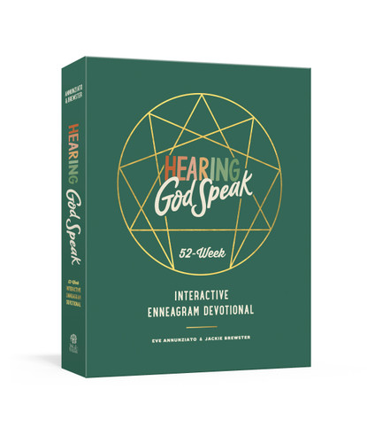 Hearing God Speak: A 52-Week Interactive Enneagram Devotional book cover by Eve Annunziato, Jackie Brewster