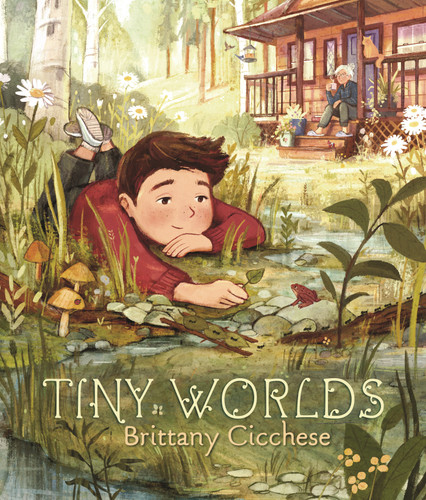 Tiny Worlds: A Story About Appreciating the Small Things (A Gentle Picture Book That Celebrates Imagination and Grandparent Bonds - For Kids Ages 3-7) book cover by Brittany Cicchese