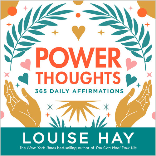 Power Thoughts: 365 Daily Affirmations book cover by Louise Hay