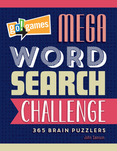 Go!Games Mega Word Search Challenge (Go!Games) book cover by John Samson