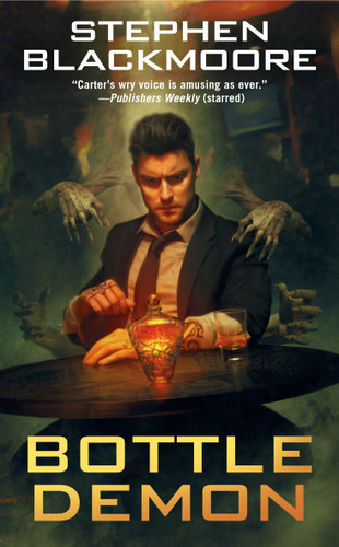 Bottle Demon (Eric Carter) book cover by Stephen Blackmoore