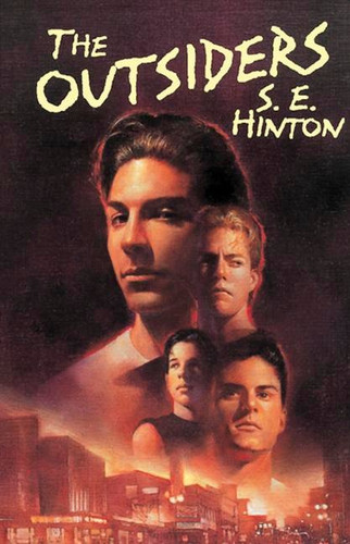 The Outsiders book cover by S. E. Hinton