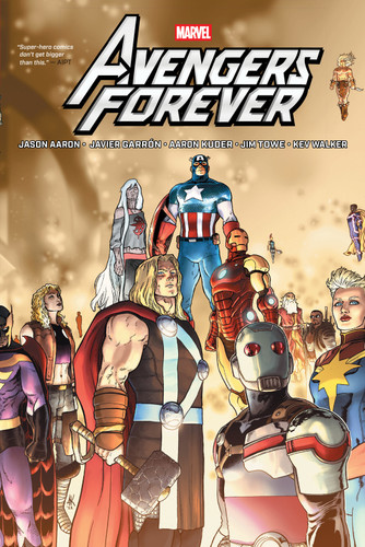 Avengers Forever By Jason Aaron Omnibus Aaron Kuder Cover (AVENGERS FOREVER) book cover by Jason Aaron