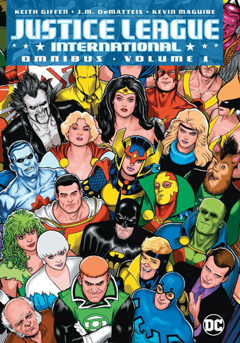 Justice League International Omnibus Vol. 1 book cover by Keith Giffen, J.M. DeMatteis