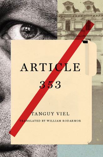 Article 353: A Novel book cover by Tanguy Viel