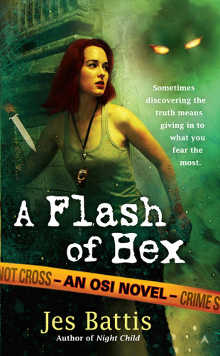 A Flash of Hex (Osi) book cover by Jes Battis